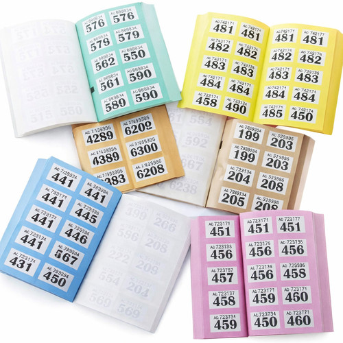 Garderobentickets 1000 - garderobentickets, 1-1000